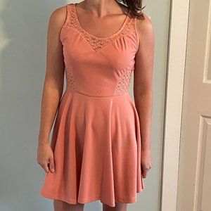 Pink Fit n Flare Dress